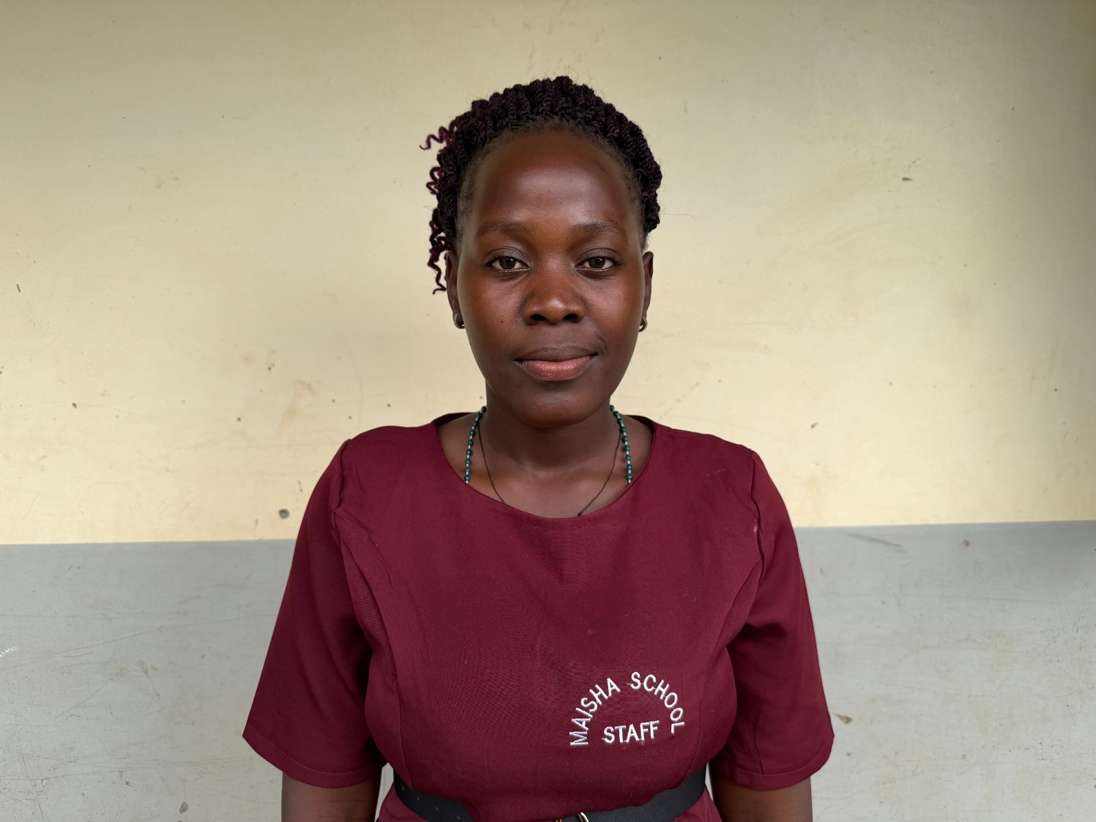 Miss. Kabajuni Marion, Teacher at Maisha School