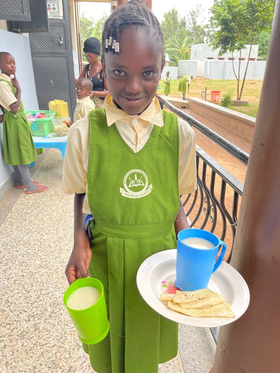 Students at Maisha School during the school day